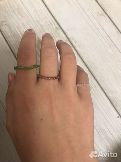 Кольцо из бисера