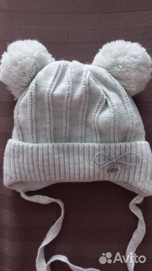 Шапка зимняя для девочки 46 48