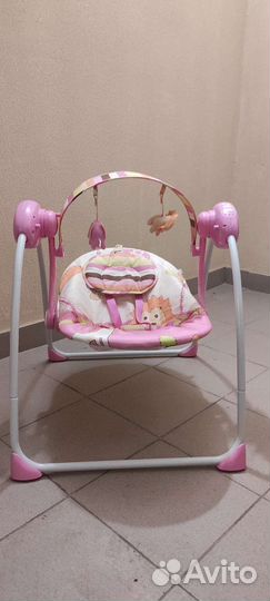 Детские электронные качели для новорожденных