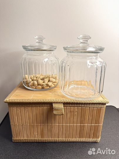 Банка с крышкой икеа Вардаген новая