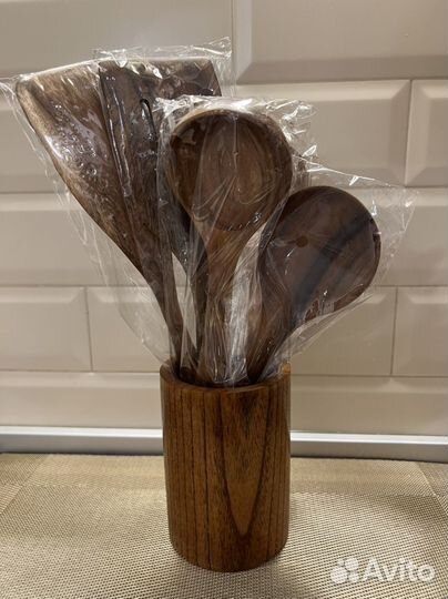 Деревянный кухонный набор