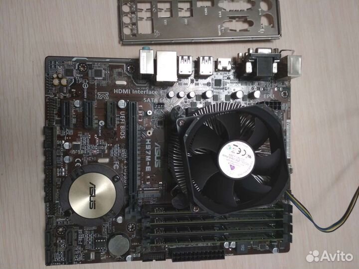 Материнская плата с процессором i7 4770