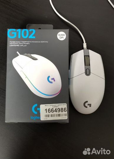 Мышка logitech g102 lightsync оригинал