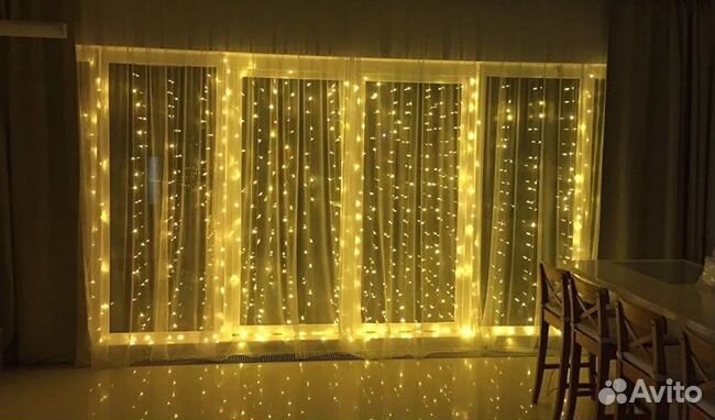 Гирлянда штора
