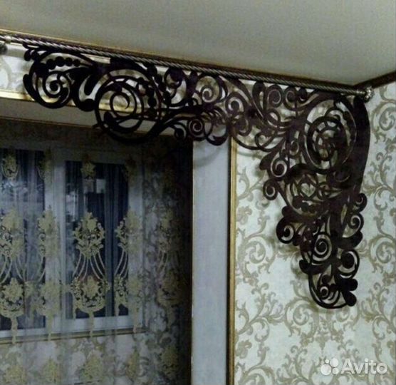 Изготовляю ажурный ламбрикен,пошив штор