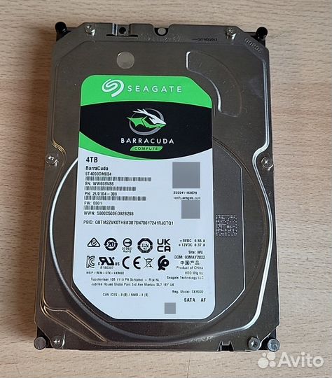 Seagate Barracuda 4TB