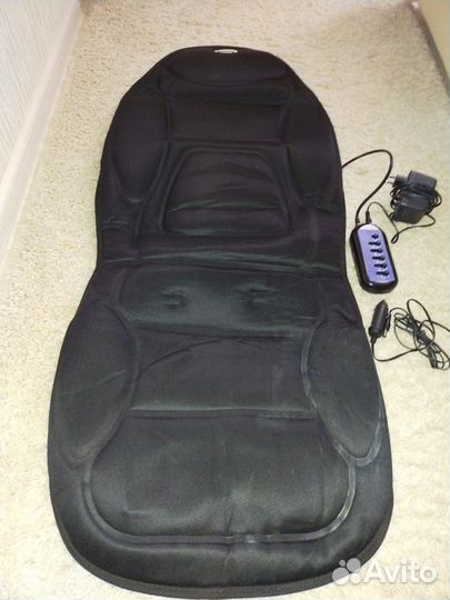 Массажная накидка с подогревом на автокресло