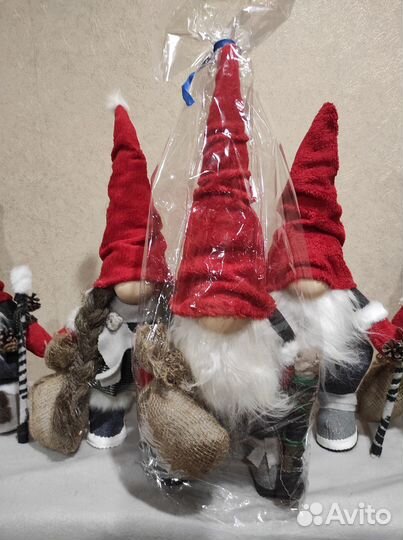 Новогодние гномы, ручная работа