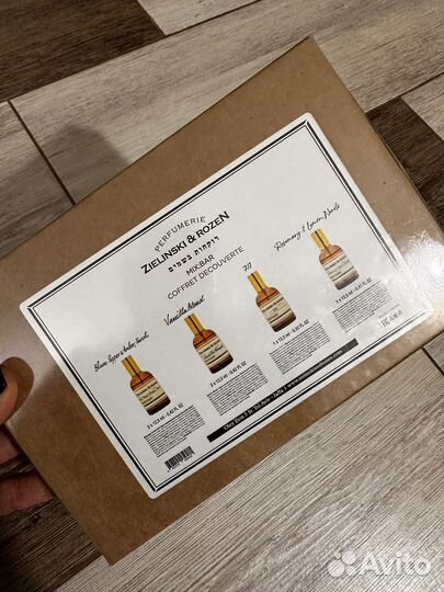 Zielinski & rozen набор 4 запаха