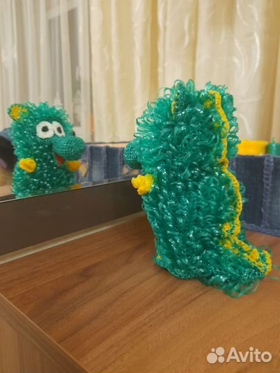 Мочалка руковичка Дракоша