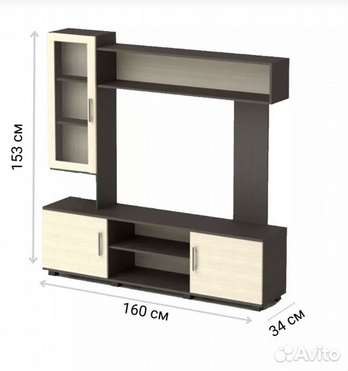 Стенка в гостиную под тв