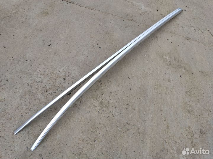 Рейлинги крыши Хром на Opel Zafira B Рестайлинг