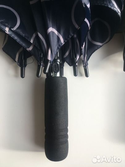 Зонт серый, синий с рисунком IKEA Оригинал