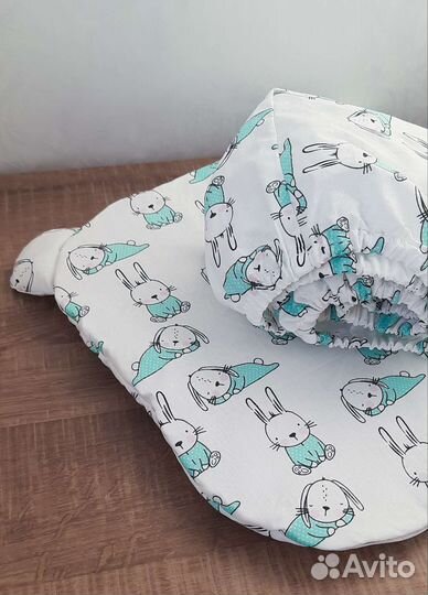 Простынь на резинке 60*120