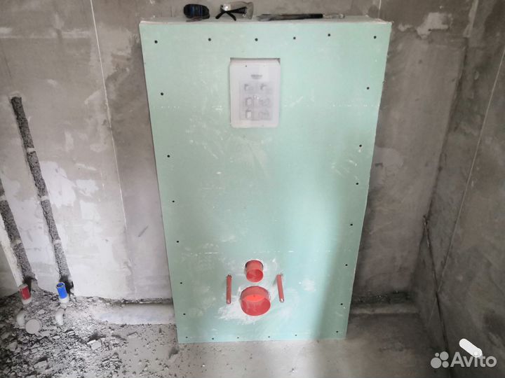 Унитаз.Установка/замена