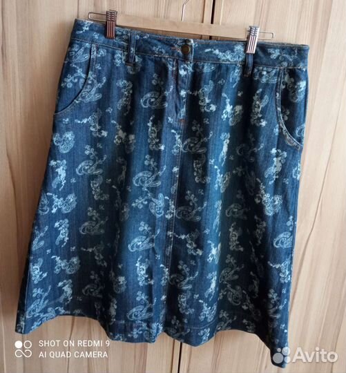 Джинсовая юбка женская