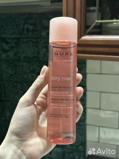 Оригинал тоник пиллинг nuxe very rose