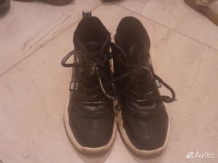 Ботинки кроссовки для девочки на байке