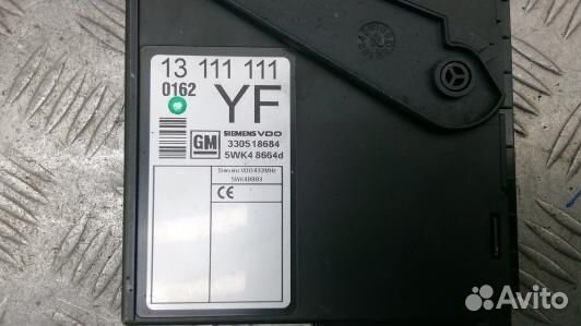 Блок комфорта opel corsa C (YBE06M301)