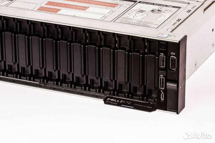 Сервер Dell R740xd 24SFF 2xGold 6154 256GB