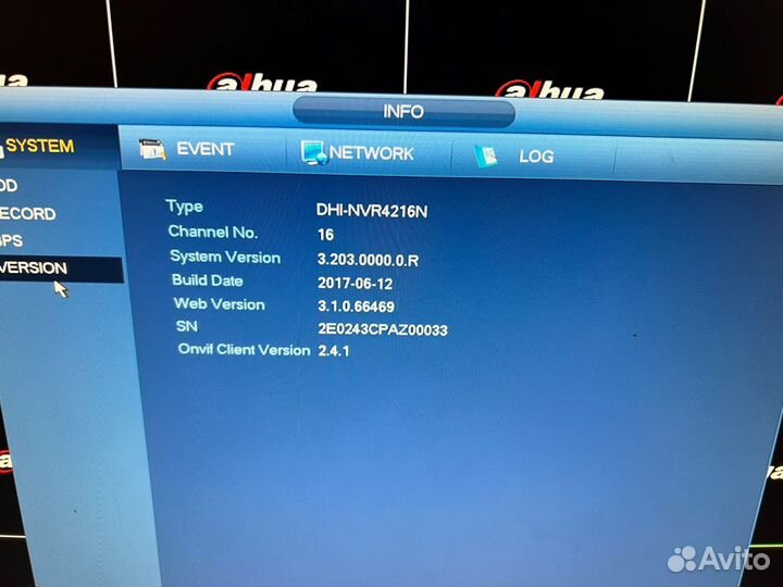IP-видеорегистратор dahua DHI-NVR4216N на 16 камер