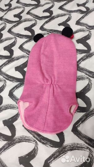 Шапка шлем для девочки 50