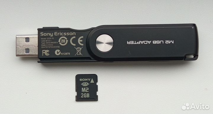 Sоny Еriсssоn М2 usв Аdарter и карта памяти M2 2GB