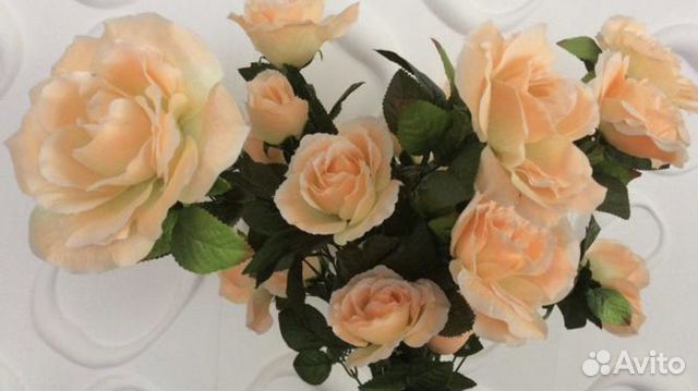 Огромный букет роз - искуственный