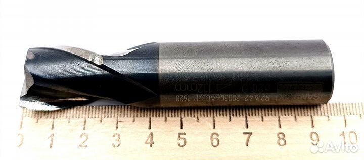 Фреза концевая d19,6 z2 твердосплавная без покрыт