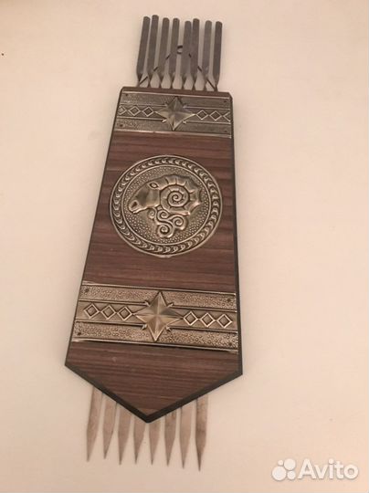 Набор шампуров в чехле декоративный