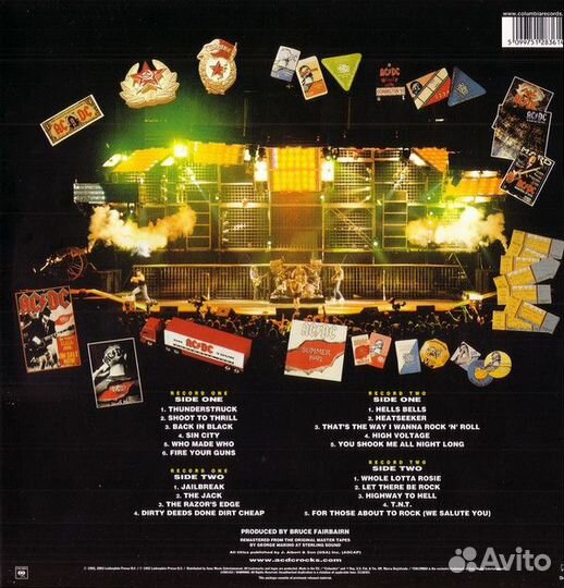 Виниловая пластинка AC/DC live (Remastered/180 Gram/Gatefold)