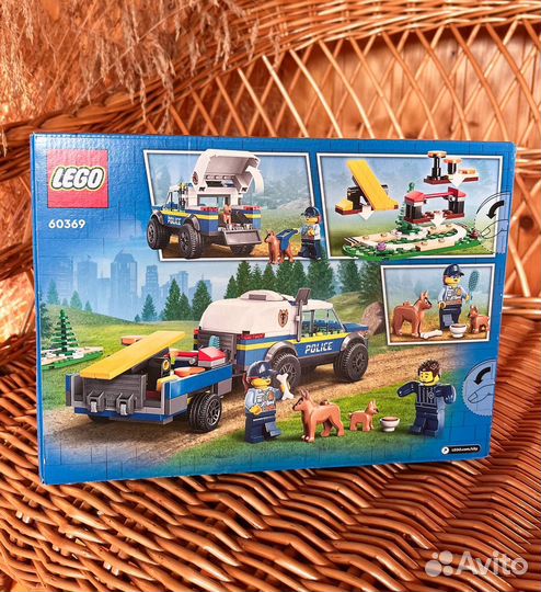 Конструктор lego Дрессировка полицейской собаки