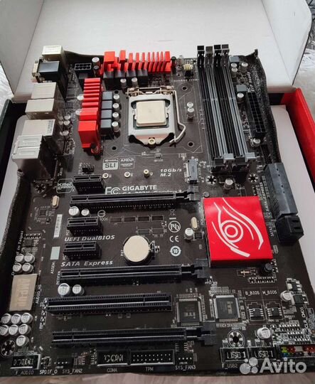 Материнская плата 1150 Z97 с процессором 4690k