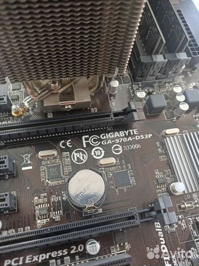 Gigabyte ga-970a-ds3p + AMD FX 8300 +DDR3 16GB