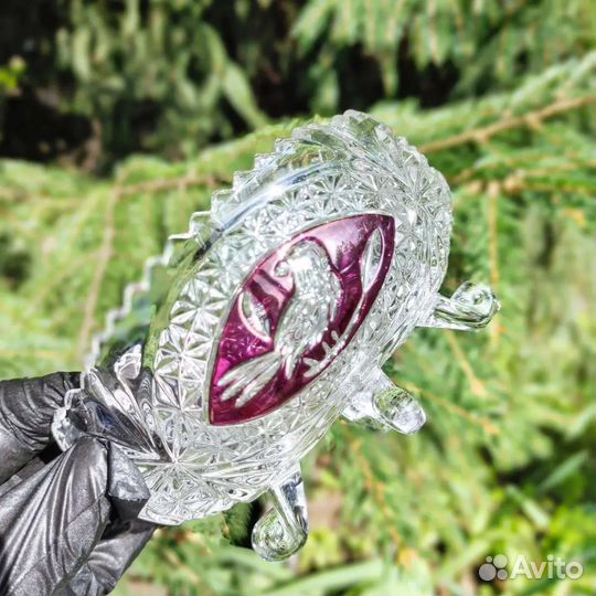 Хрусталь Германия Ваза Конфетница