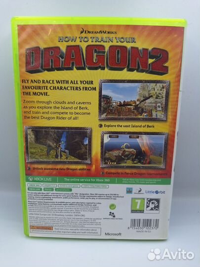 How to Train Your Dragon 2 xbox 360 (б/у, англ.)
