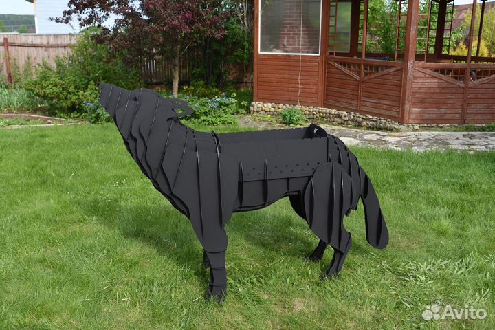 Мангал волк, в виде животного