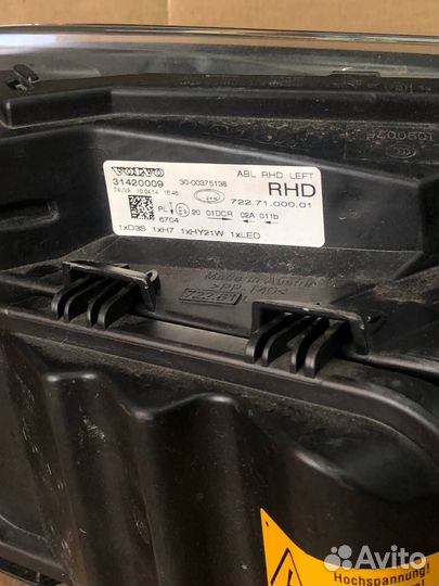 Левая фара Volvo V40 2014