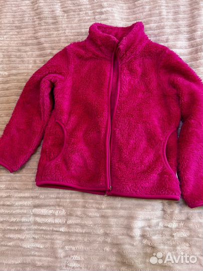 Велюровый костюм + флисовая кофта на девочку 5 лет