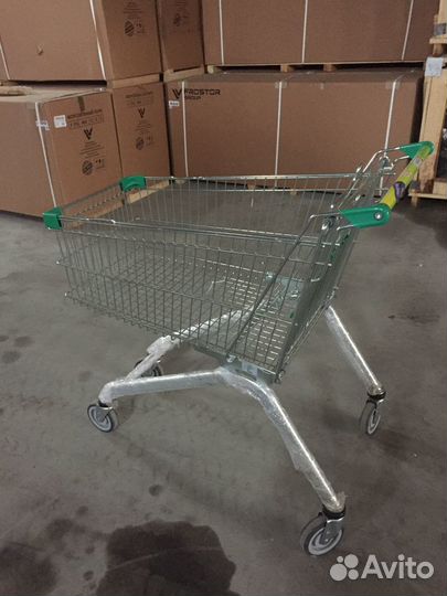 Тележка покупательская 125 л. shls