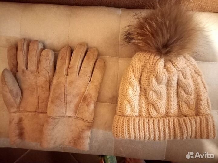 Шапки зимние, варежки, шарф