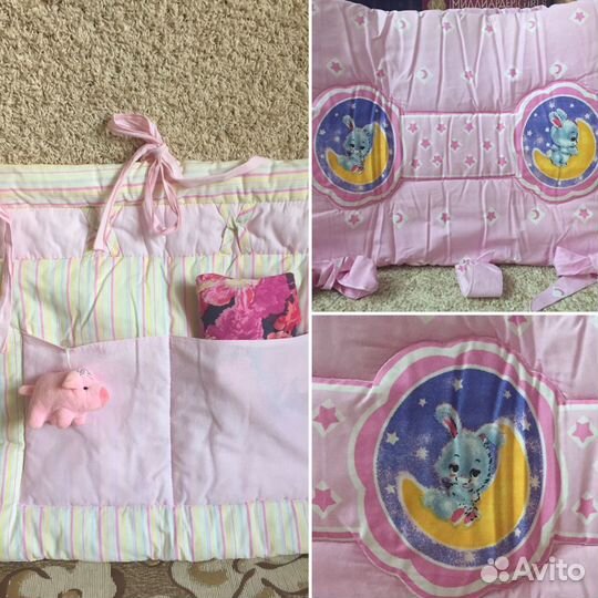 Бортики в кроватку