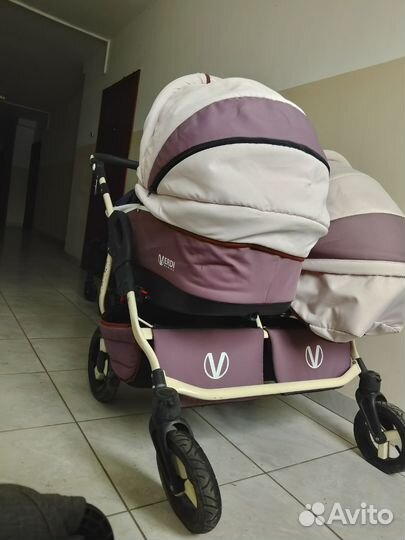 Коляска для двойни 2в1