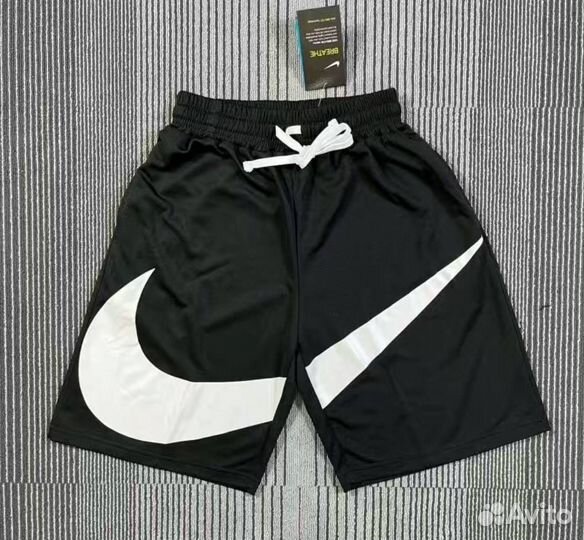 Шорты nike big swoosh черные