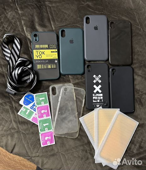 Чехлы и стекла для iPhone xr