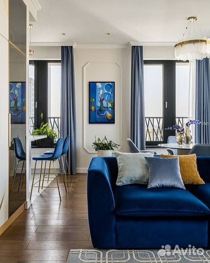 Дизайнерский ремонт квартир и домов по договору