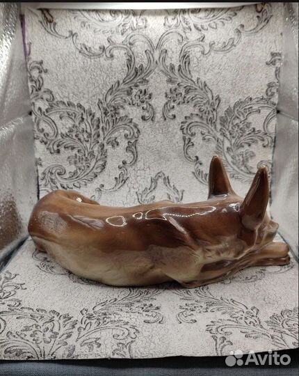 Фарфоровая статуэтка. Собака.Германия.Редкая