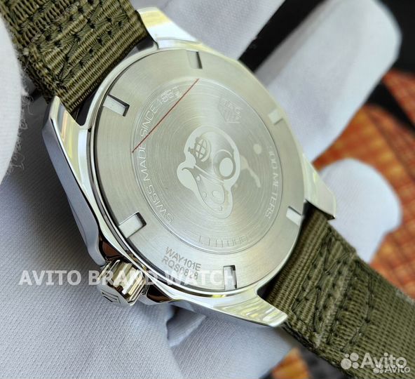 Часы мужские Tag Heuer aquaracer хаки кварц