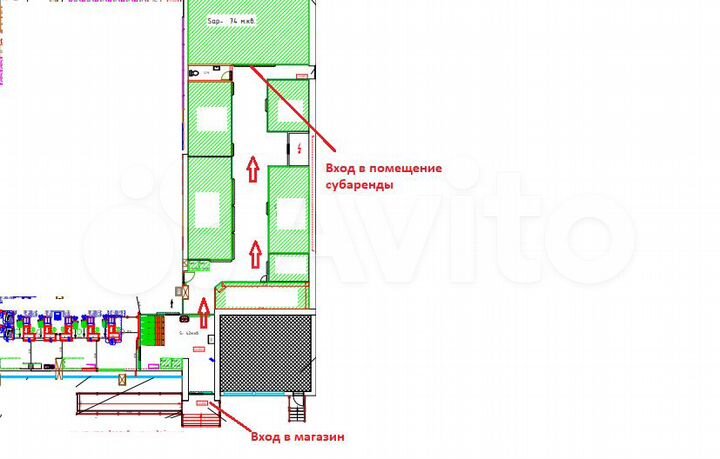 Свободного назначения, 74 м²