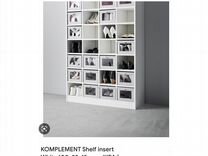 Новая вставка Komplement IKEA д/ открытого шкафа